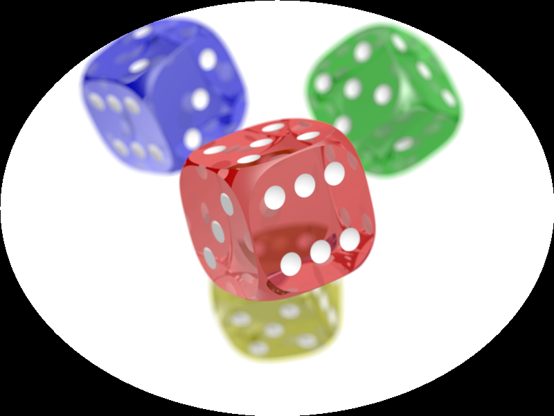 ellipse cropped dice image